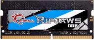Оперативна пам'ять G.Skill SODIMM DDR4 8 GB (1x8GB) 3000 MHz (F4-3000C16S-8GRS) Ripjaws