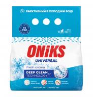 Стиральный порошок для машинной и ручной стирки ONIKS Universal Fresh aroma 1,2 кг