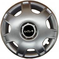Колпак для колес SJS Kia NEW 205 R14" 4 шт. серебряный (109603)