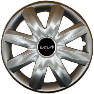 Колпак для колес SJS Kia NEW 221 R14" 4 шт. серебряный (109620)