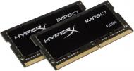 Оперативна пам'ять Kingston SODIMM DDR4 32 GB (2x16GB) 2666 MHz (HX426S15IB2K2/32) HyperX Impact
