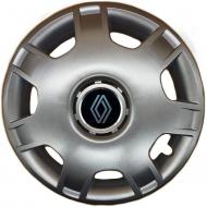 Ковпак для коліс SJS Peugeot NEW 205 R14" 4 шт. срібний (109633)