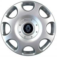 Колпак для колес SJS Peugeot NEW 208 R14" 4 шт. серебряный (109636)