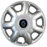 Ковпак для коліс SJS Peugeot NEW 218 R14" 4 шт. срібний (109646)