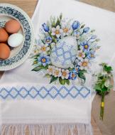 Набор для вышивания крестиком Полотенце Пасхальное настроение AHE-002 950x330 мм Абрис Арт