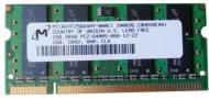 Оперативна пам'ять Micron SODIMM DDR2 2 GB (1x2GB) 800 MHz (MT16HTF25664HY-800E1_) PC2-6400