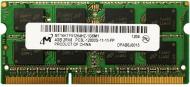 Оперативная память Micron SODIMM DDR3L 4 GB (1x4GB) 1600 MHz (MT16KTF51264HZ-1G6M1) PC3-12800