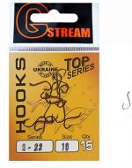 Крючок GStream black nickel №12 15 шт. G22 Крючок GStream black nickel №12 15 шт. G22
