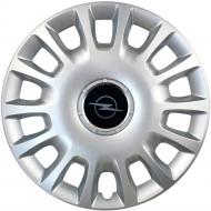 Ковпак для коліс SJS Opel NEW 214 R14" 4 шт. срібний (109671)