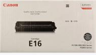 Картридж лазерный Canon E-16 Black (1492A003CA) черный