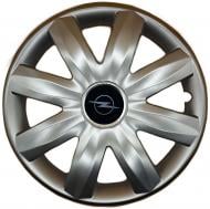 Колпак для колес SJS Opel NEW 221 R14" 4 шт. серебряный (109678)