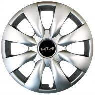 Колпак для колес SJS Kia NEW 316 R15" 4 шт. серебряный (109702)