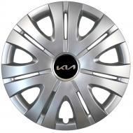 Колпак для колес SJS Kia NEW 317 R15" 4 шт. серебряный (109703)