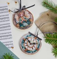 Набор для вышивания бисером Дух праздника 132x66 мм Абрис Арт