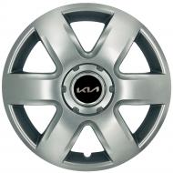 Колпак для колес SJS Kia NEW 337 R15" 4 шт. серебряный (109723)