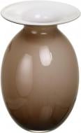 Ваза стеклянная Wrzesniak Glassworks Vento 29,5 см коричневая 17-11423C