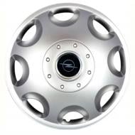 Колпак для колес SJS Opel NEW 300 R15" 4 шт. серебряный (109733)