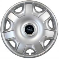 Колпак для колес SJS Opel NEW 301 R15" 4 шт. серебряный (109734)