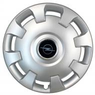 Ковпак для коліс SJS Opel NEW 302 R15" 4 шт. срібний (109735)