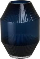 Ваза скляна Wrzesniak Glassworks Wigry 37 см синя 17-10673A