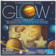 Набір наліпок 4M Зірки та планети, що світяться в темряві 00-05635