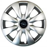 Колпак для колес SJS Opel NEW 316 R15" 4 шт. серебряный (109749)