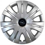 Колпак для колес SJS Opel NEW 317 R15" 4 шт. серебряный (109750)