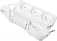 Подовжувач Mutlusan без заземлення 3 гн. білий 001 171 390002 03 00