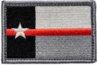 Нашивка 5.11 Tactical Texas Flag Thin Red Line Patch Red 81612-460