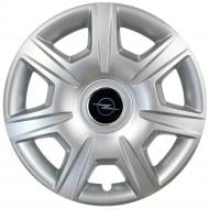 Колпак для колес SJS Opel NEW 327 R15" 4 шт. серебряный (109760)