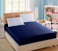 Простирадло натяжне BJDB160190 Jefferson Sateen 160x190 см темно-синій Boston