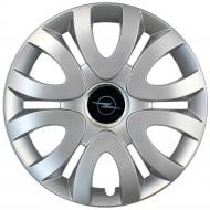 Колпак для колес SJS Opel NEW 330 R15" 4 шт. серебряный (109763)