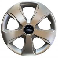 Колпак для колес SJS Opel NEW 331 R15" 4 шт. серебряный (109764)