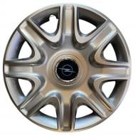 Колпак для колес SJS Opel NEW 332 R15" 4 шт. серебряный (109765)