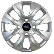 Колпак для колес SJS Opel NEW 334 R15" 4 шт. серебряный (109767)