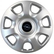 Колпак для колес SJS Opel NEW 336 R15" 4 шт. серебряный (109769)