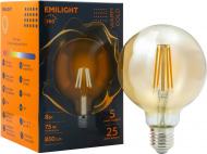 Лампа светодиодная Emilight FIL Gold G95 8 Вт E27 3000 К 220 В прозрачная