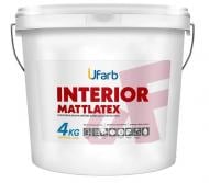 Краска интерьерная акриловая Ufarb INTERIOR Mattlatex мат 2,7 л 4 кг