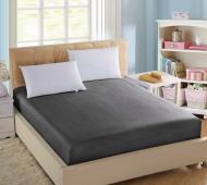 Простынь натяжная BJSIG150200 Jefferson Sateen 150x200 см темно-серый Boston