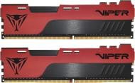 Оперативна пам'ять Patriot DDR4 SDRAM 16 GB (2x8GB) 3600 MHz (PVE2416G360C0K) Viper Elite II Red