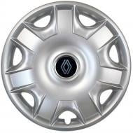 Колпак для колес SJS Peugeot NEW 301 R15" 4 шт. серебряный (109781)
