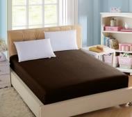 Простынь натяжная BJSDC180200 Jefferson Sateen 180x200 см темный шоколад Boston