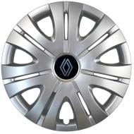Колпак для колес SJS Peugeot NEW 317 R15" 4 шт. серебряный (109797)