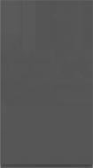Фасад для кухни Грейд графит глянец 1174x596 верхний правый альфа