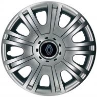 Колпак для колес SJS Peugeot NEW 319 R15" 4 шт. серебряный (109799)