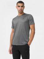 Футболка 4F TSHIRT FNK M493 4FSS23TFTSM493-25S р.M серый