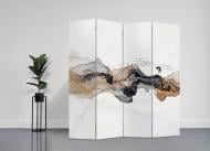 Ширма интерьерная ТЕРРАВОЛ Коричневая волна 1750x1350x20 мм разноцветный принт