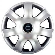 Колпак для колес SJS Peugeot NEW 326 R15" 4 шт. серебряный (109806)