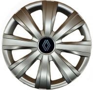 Колпак для колес SJS Peugeot NEW 328 R15" 4 шт. серебряный (109808)