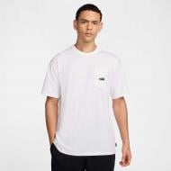 Футболка Nike U NSW TEE M90 SNKR PATCH PKT HJ0574-100 р.L белый